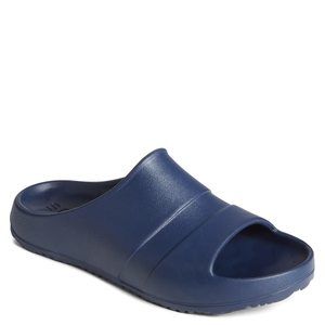Sperry Mens Comfort Float Round Toe Slip on Slide Sandals Navy Size 8 NIB